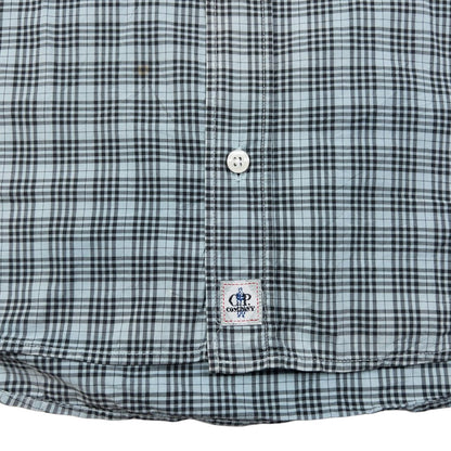 Vintage CP Company Checkered Long Sleeve Button Up Shirt Size M