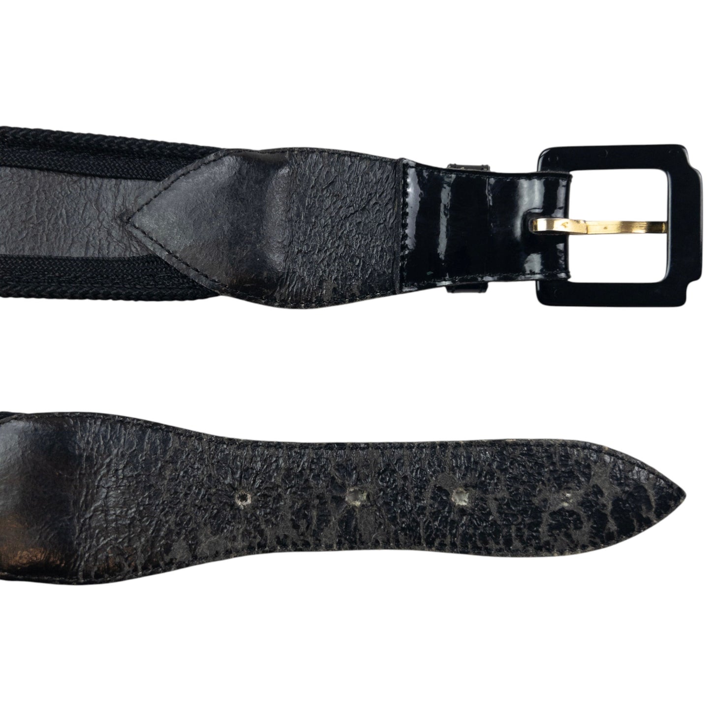 Vintage 80s Saint Laurent Braided Belt Size W26