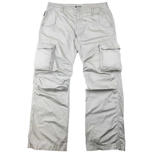 Vintage 2000s Armani Jeans Lightweight Cargo Trousers Size W37