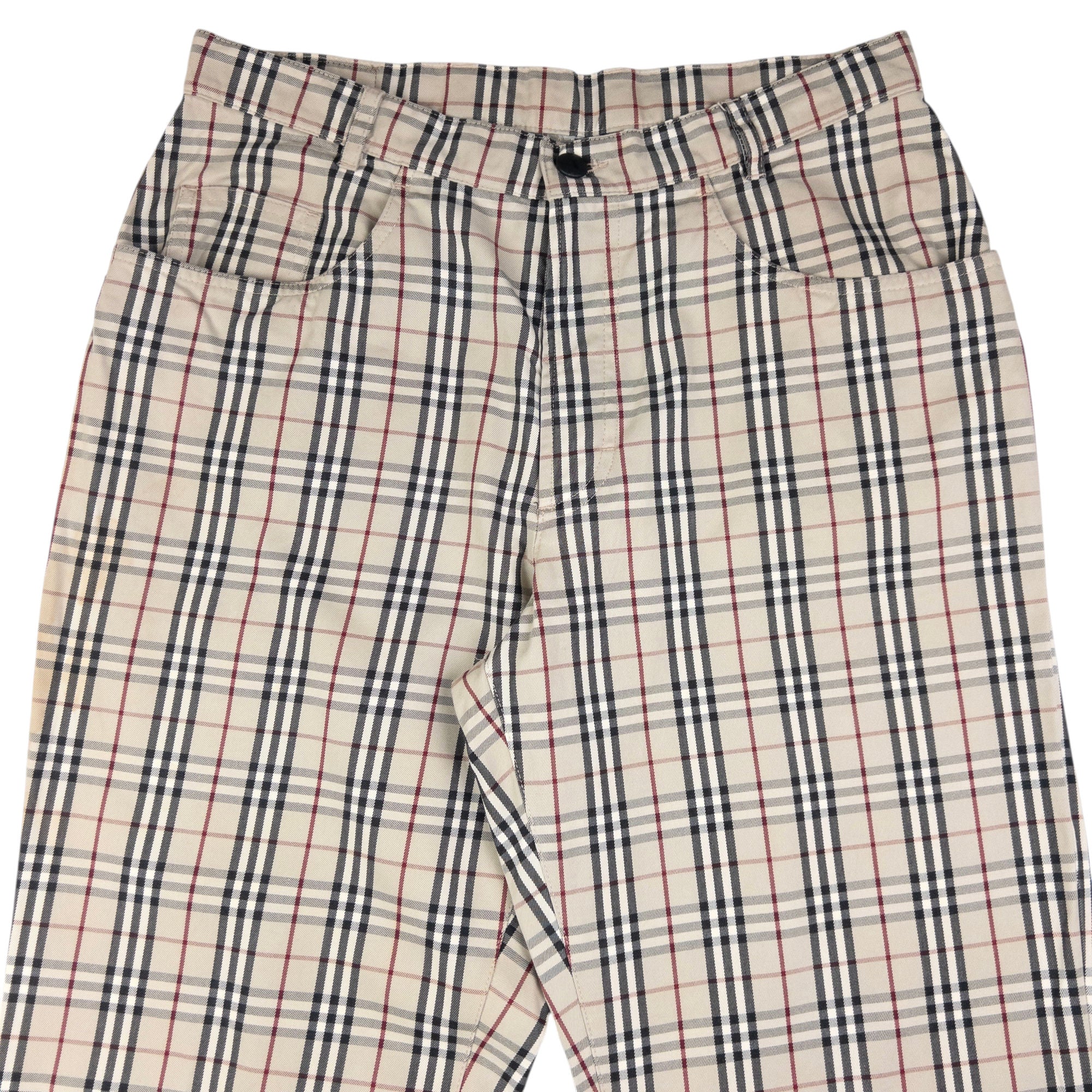 Vintage Burberry Nova Check Trousers Size W31
