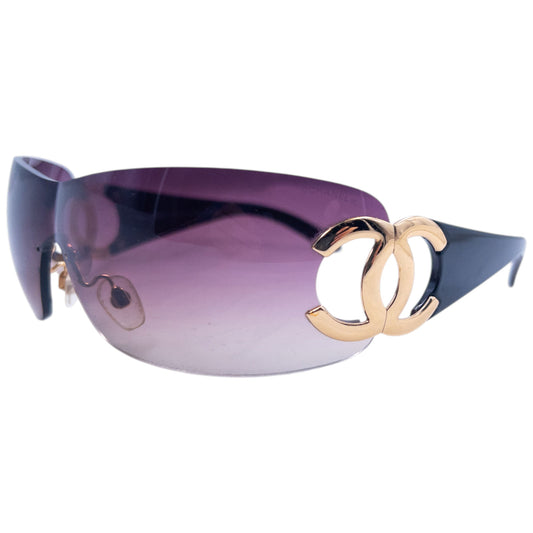 Vintage 90s Chanel Rimless Sunglasses