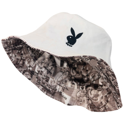 Vintage 90s Playboy Reversible Bucket Hat