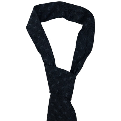 Vintage Gucci Monogram Silk Tie