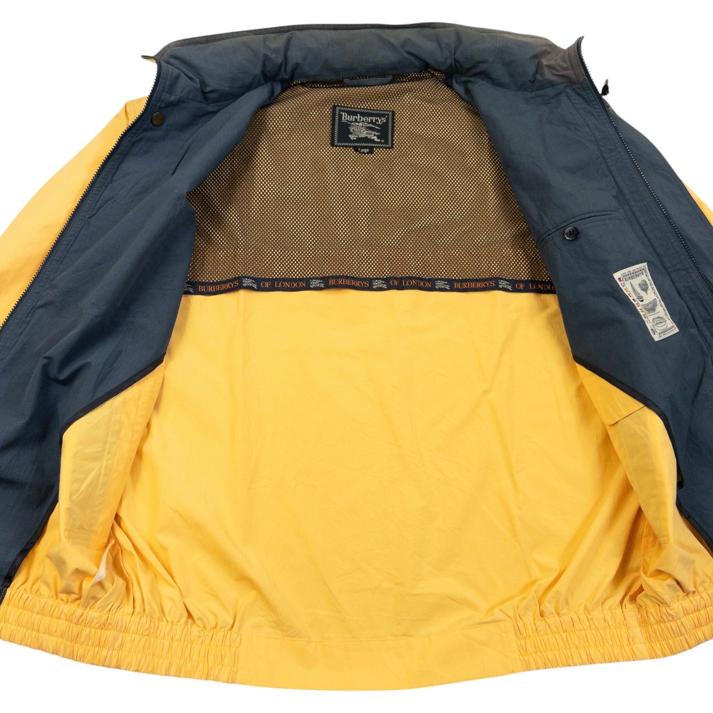 Vintage 90s Burberry Zip Up Jacket Size M