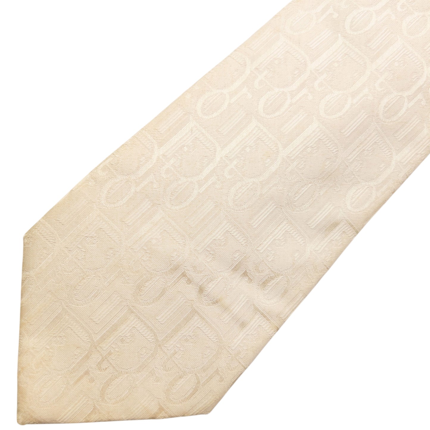 Vintage 2000s Dior Monogram Silk Tie