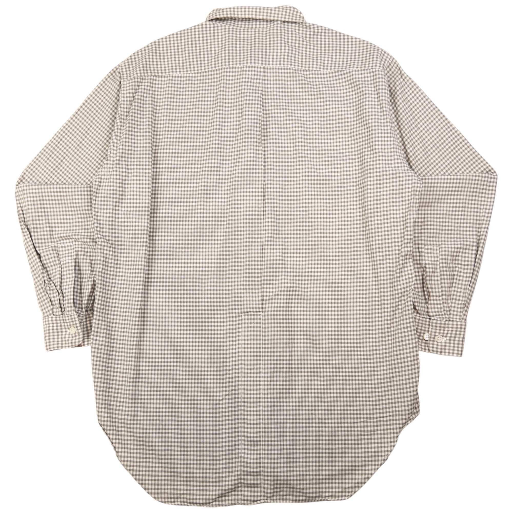 Vintage Issey Miyake Checkered Long Sleeve Button Up Shirt Size M
