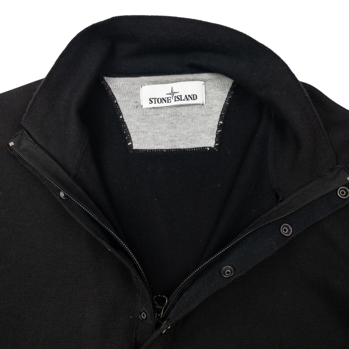 Vintage Stone Island Q Zip Turtleneck Jumper Size M