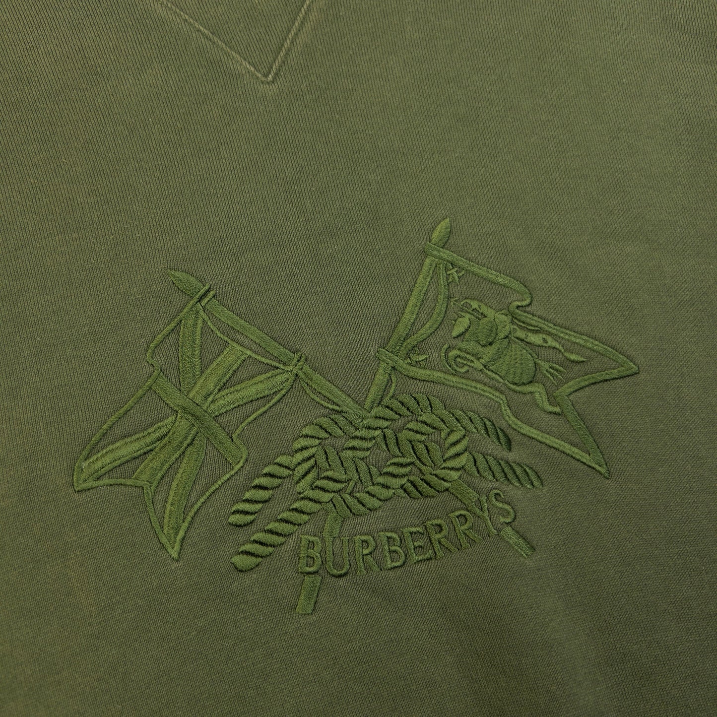 Vintage 90s Burberry Embroidered Sweatshirt Size XS