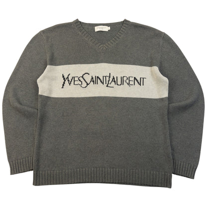 Vintage 2000s YSL Yves Saint Laurent Knit Jumper Size M
