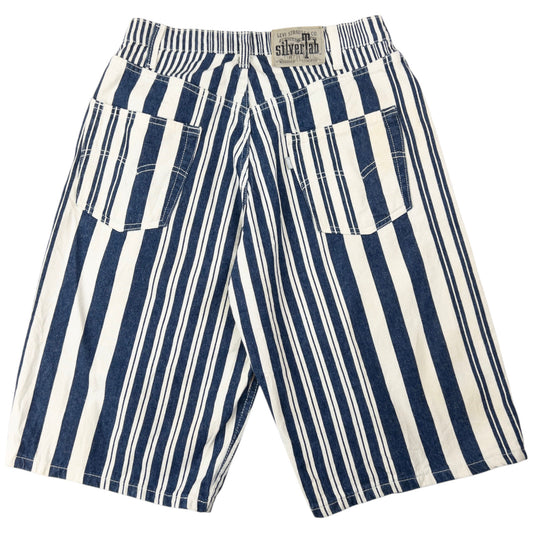 Vintage Levi's Silver Tab Striped Baggy Shorts Size W29