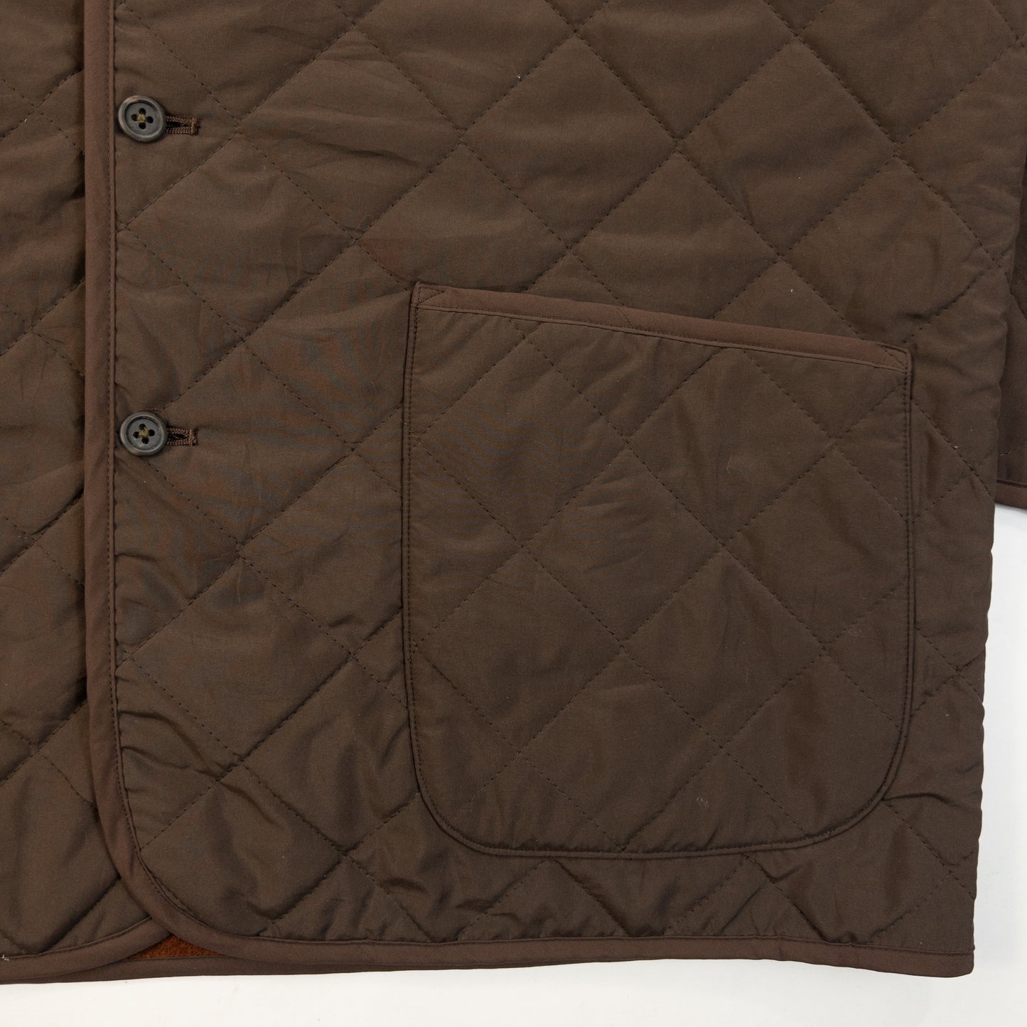 Vintage 90s Burberry Fleece Lined Quilted Jacket Size M