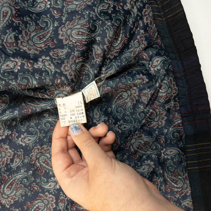 Vintage 80s YSL Yves Saint Laurent Checkered Harrington Jacket Size M