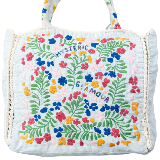 Vintage 90s Hysteric Glamour Embroidered Floral Handbag