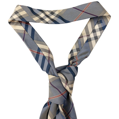 Vintage Burberry Nova Check Silk Tie