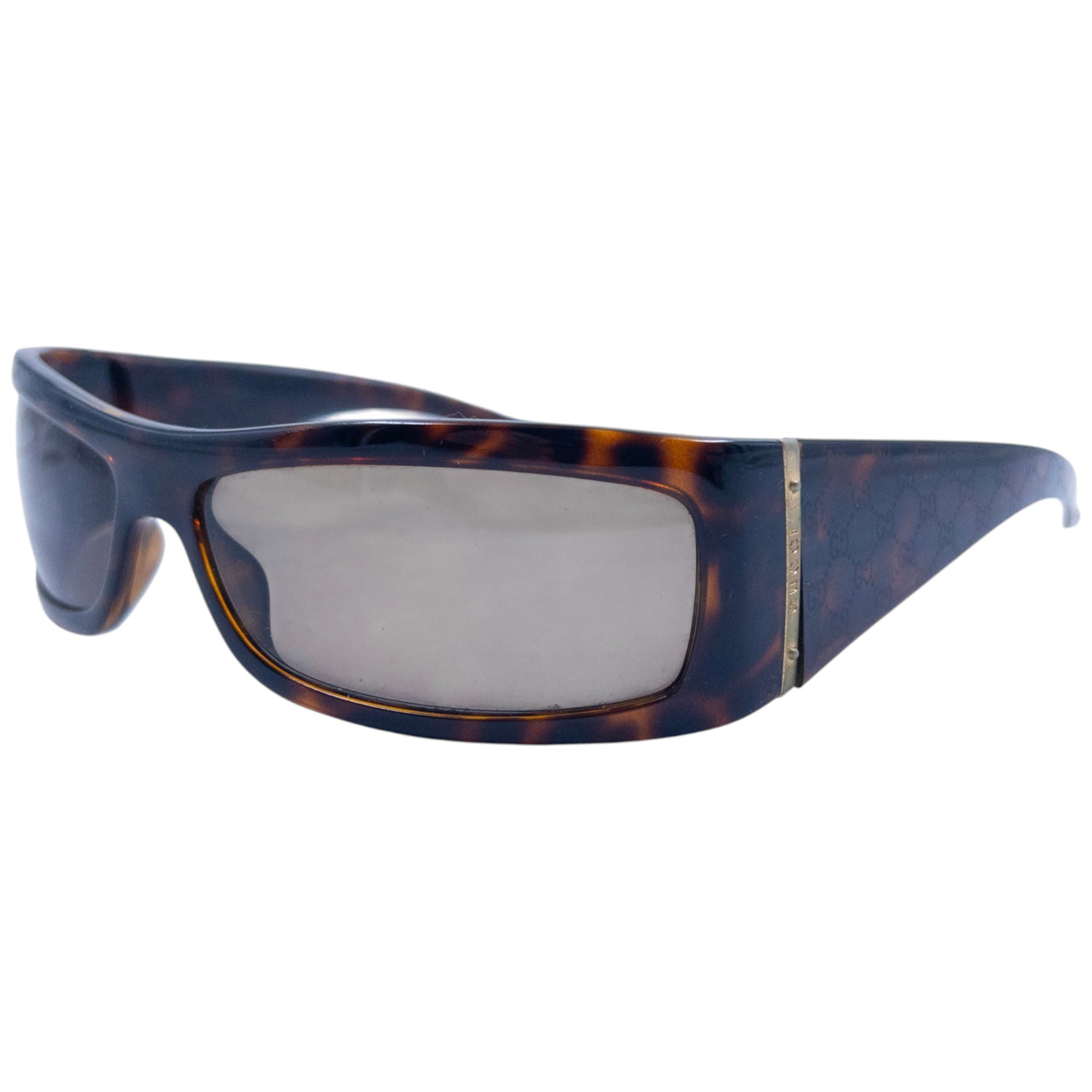 Vintage Gucci Tortoise Shell Monogram Sunglasses