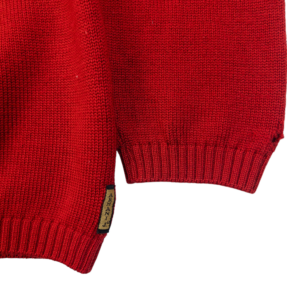 Vintage 2000s Armani Jeans Wool Knit Jumper Size M