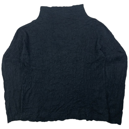 Vintage Plantation By Issey Miyake Mock Neck Long Sleeve Top Womens Size M