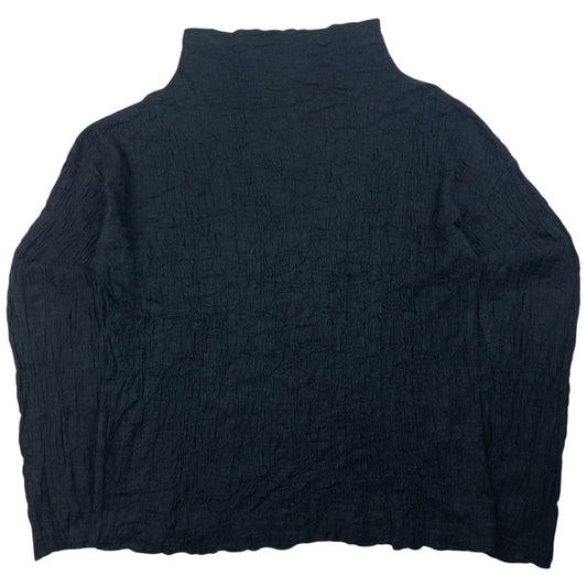 Vintage Plantation By Issey Miyake Mock Neck Long Sleeve Top Womens Size M