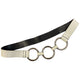 Vintage 2000s Prada Leather Ring Belt Size W32