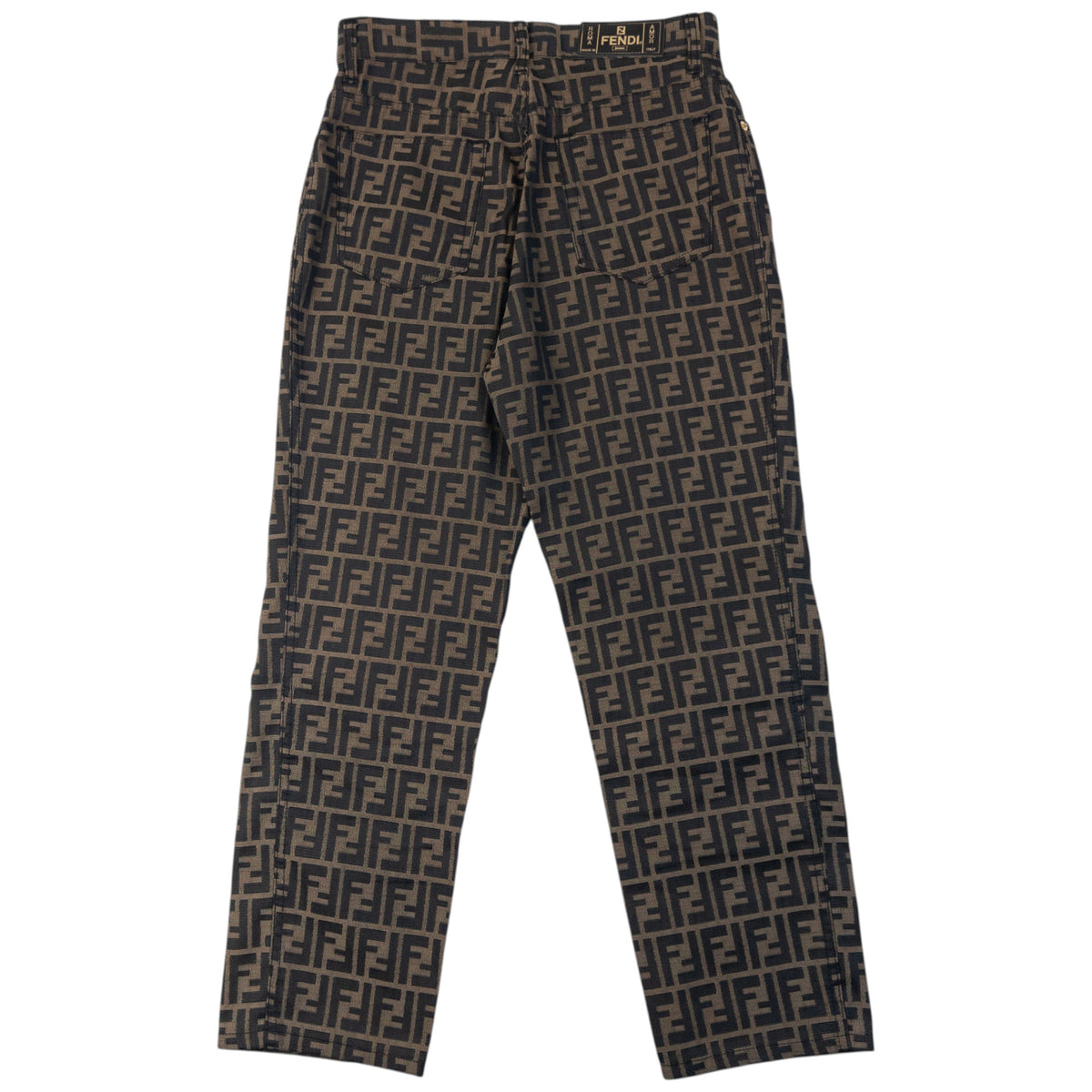 Vintage 90s Fendi Monogram Trousers Womens Size W28