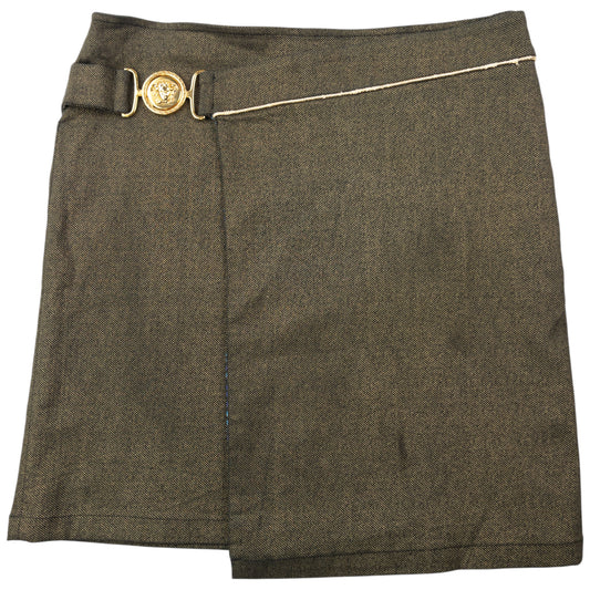 Vintage 2000s Versace Jeans Couture Wrap Mini Skirt Womens Size W34