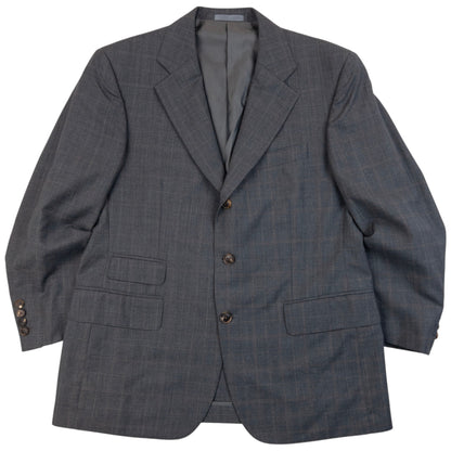 Vintage 2000s Burberry Checkered Jacket & Trousers Suit Set Size S