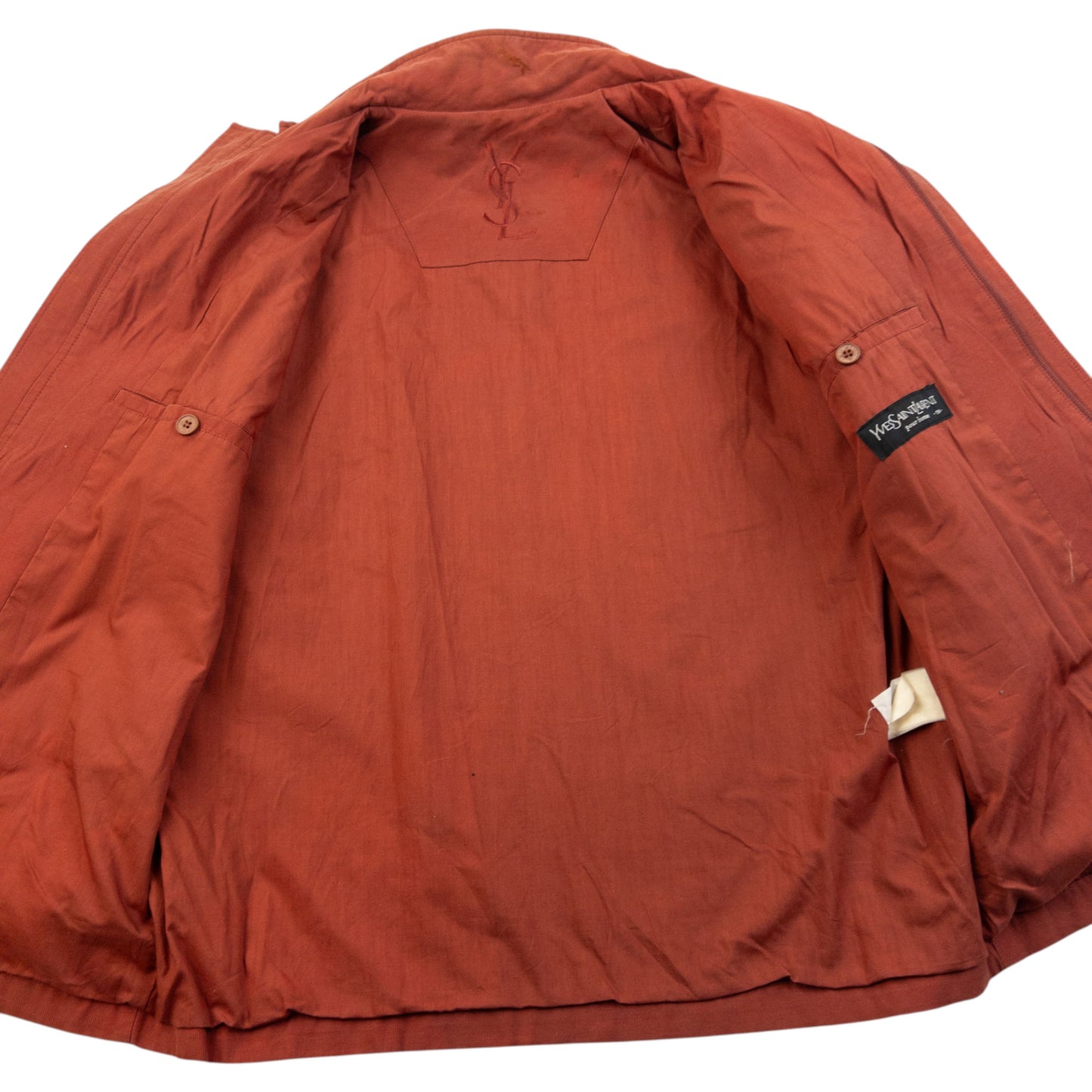 Vintage 90s YSL Yves Saint Laurent Harrington Jacket Size XS