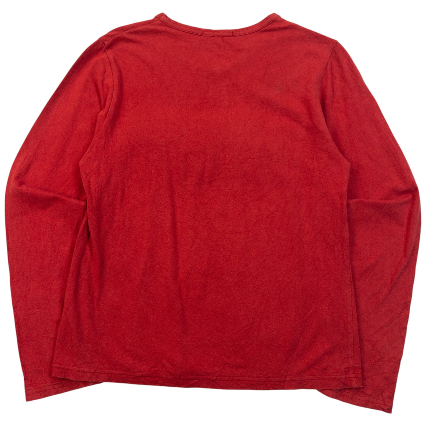 Vintage 90s Yohji Yamamoto Ruffle Long Sleeve T Shirt Womens Size S
