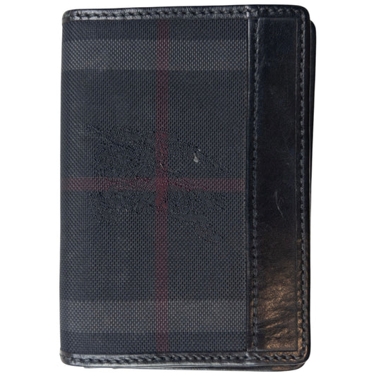 Vintage 2000s Burberry Nova Check Card Holder