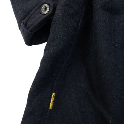 Vintage 90s Armani Jeans Zip Up Wool Jacket Size XXL