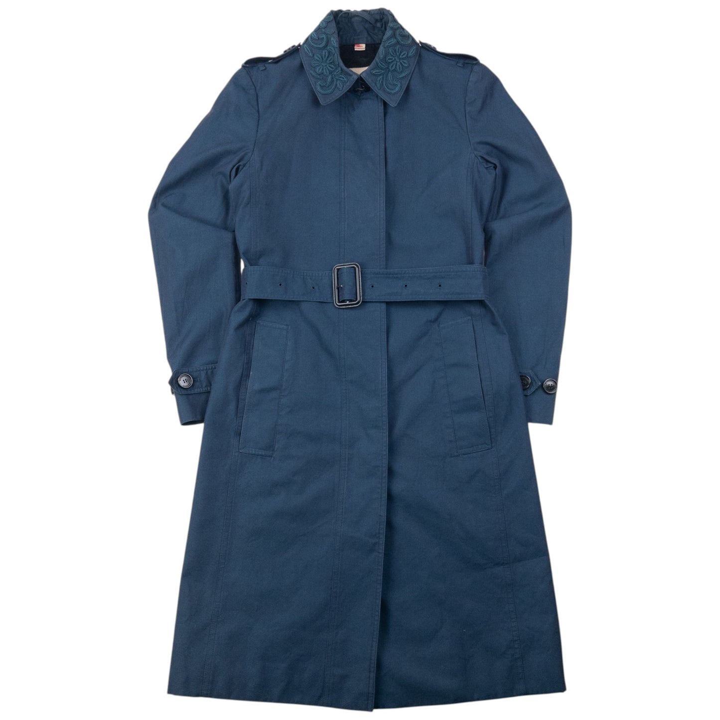 Vintage 2000s Burberry Belt Waist Trench Jacket Womens Size S