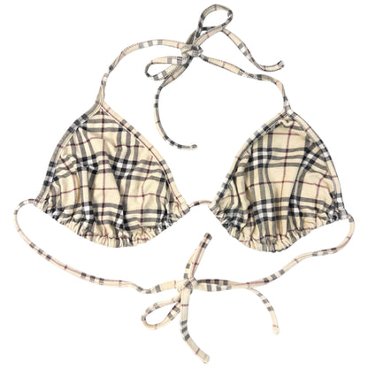 Vintage 2000s Burberry Nova Check Bikini Set, photo 3