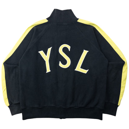 Vintage YSL Yves Saint Laurent Zip Up Sweatshirt Size L