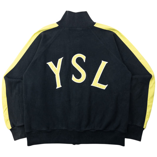 Vintage YSL Yves Saint Laurent Zip Up Sweatshirt Size L