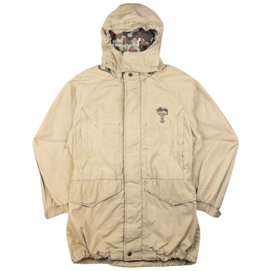 Vintage Stussy Double Zip Layered Jacket Size XL