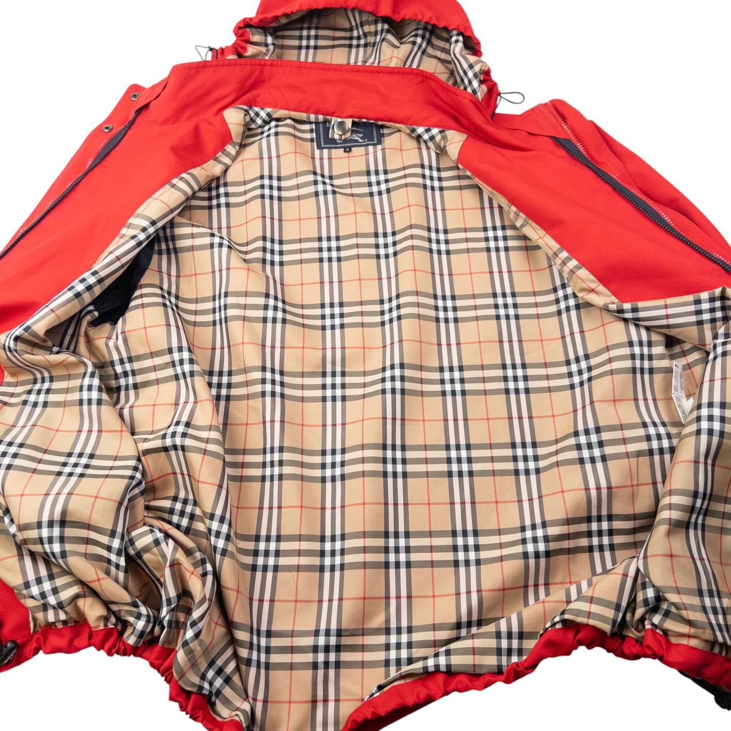Vintage 90s Burberry Nova Check Lined Jacket Size XL