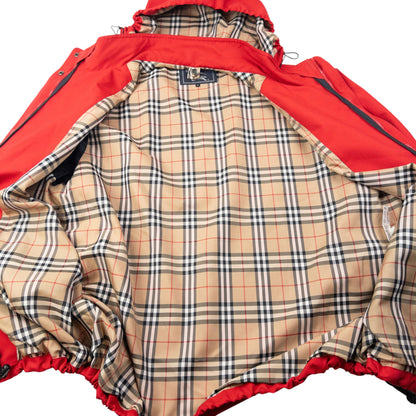 Vintage 90s Burberry Nova Check Lined Jacket Size XL