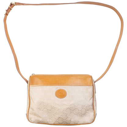 Vintage 80s Gucci Monogram Crossbody Bag
