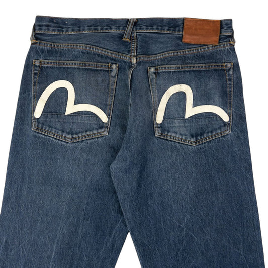 Vintage Evisu Double Gull Japanese Denim Jeans Size W34
