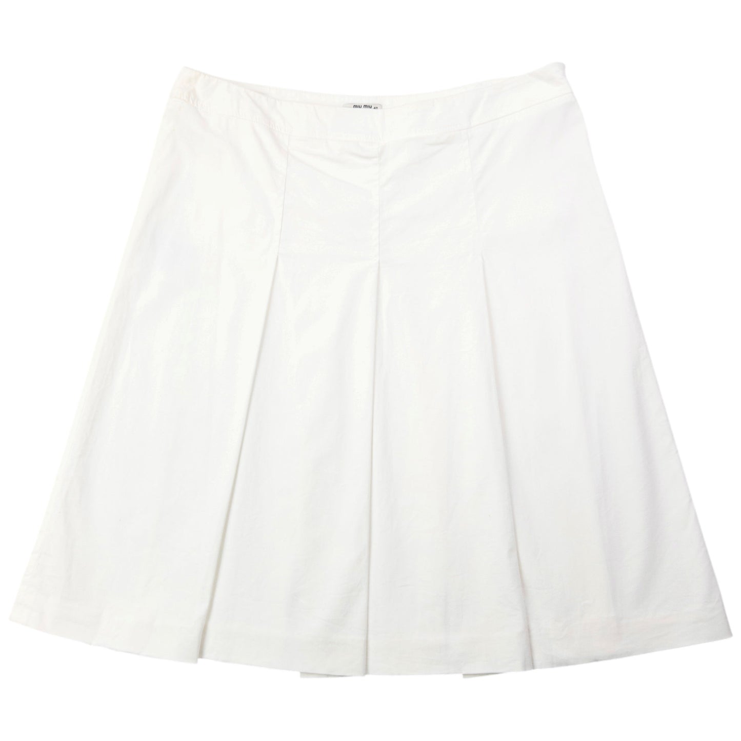 Vintage 2000s Miu Miu Pleated Skirt Womens Size W30
