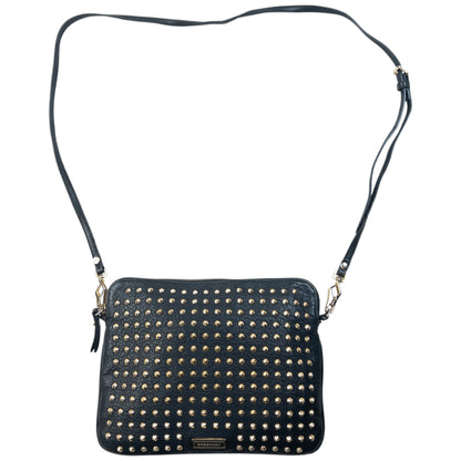 Vintage 2000s Burberry Studded Leather Crossbody Bag