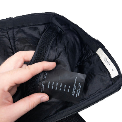 Vintage Prada Pleated Wool Skirt Womens Size W30