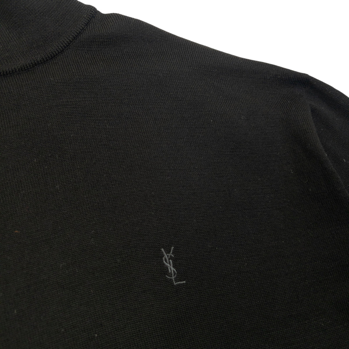 Vintage 90s YSL Yves Saint Laurent Turtleneck Jumper Size L