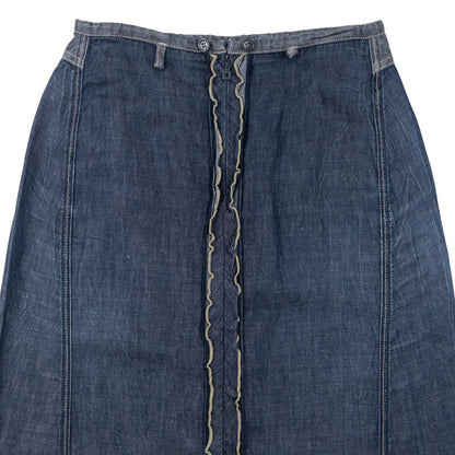 Vintage 2000s Marithe + Francois Girbaud Denim Skirt Womens Size W28