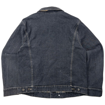 Vintage 2000s Burberry Button Up Denim Jacket Size M