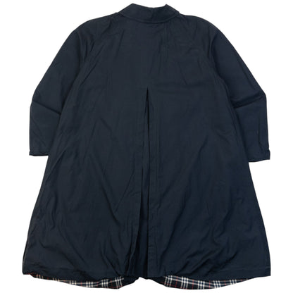 Vintage 90s Burberry Nova Check Lined Trench Jacket Womens Size L