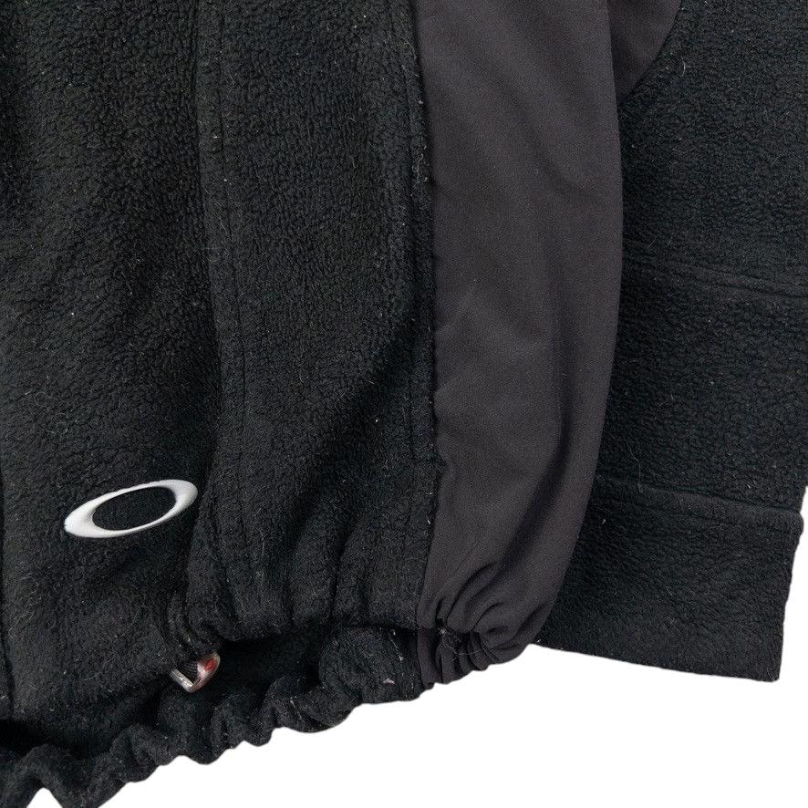Vintage Oakley Zip Up Fleece Jacket Womans Size S