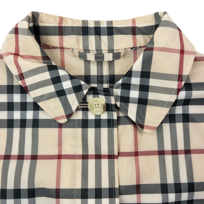 Vintage 2000s Burberry Nova Check Rain Jacket Womens Size M
