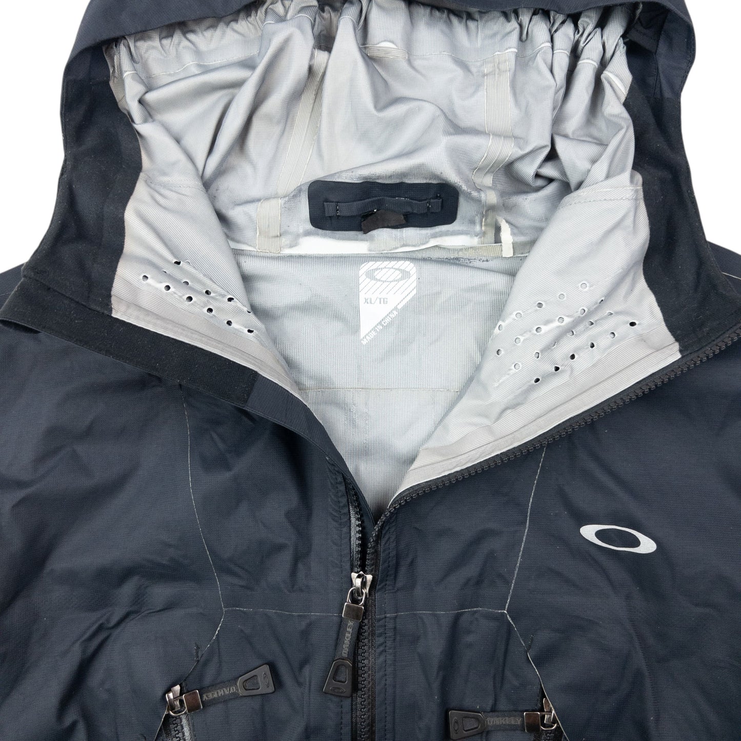 Oakley Zip Up Waterproof Jacket Size XL