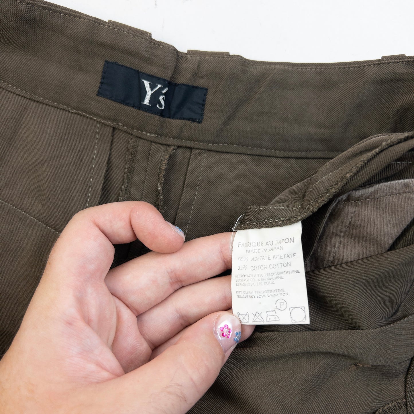 Vintage 2000s Yohji Yamamoto Pleated Trousers Size W27
